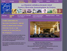 Tablet Screenshot of france-genealogique.org